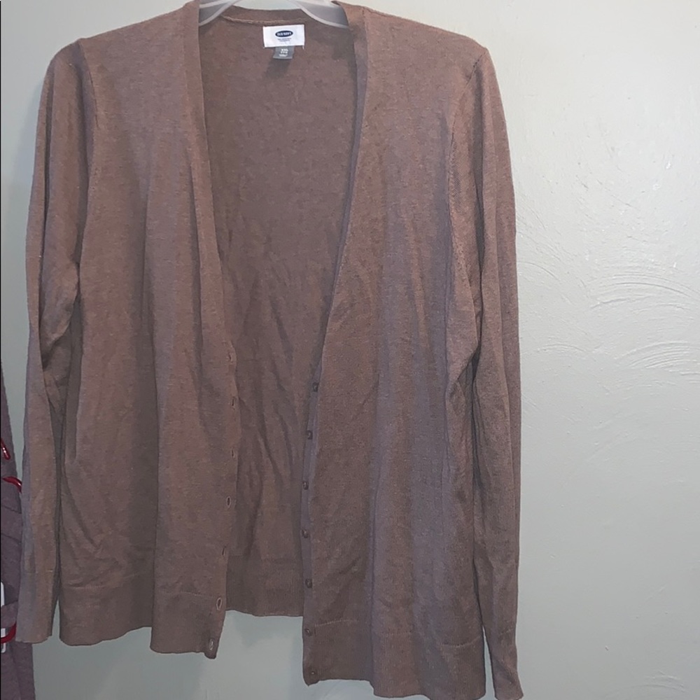Old navy mocha colored cardigan